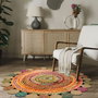 Conceptum Alfombra HMNT933 con Impresión Digital 3D de 70 cm